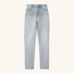 NWT Everlane The Curvy Cheeky Straight Jean in sky blue size 23 R